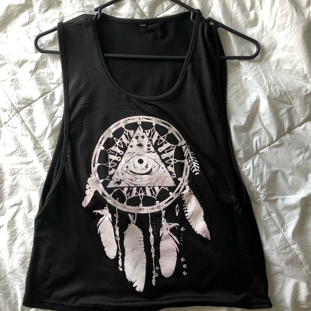 illuminati dreamcatcher tank top